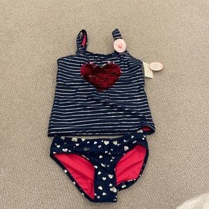 NWT Justice tankini bathing suit